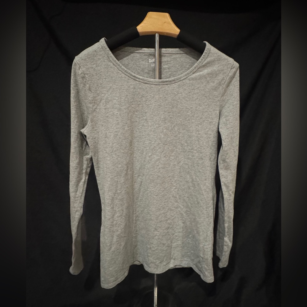 Duluth Trading Co. Women's Gray Long Sleeve Top S